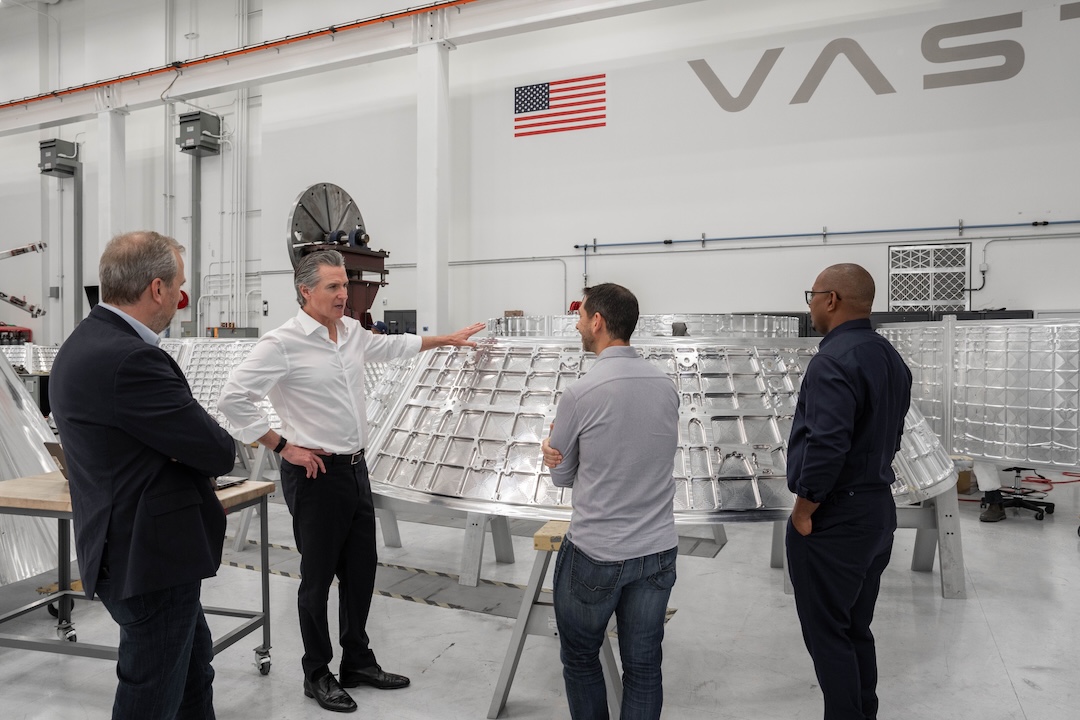 Governor Newsom visits Space Beach and highlights California’s aerospace dominance